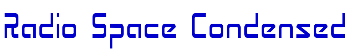 Radio Space Condensed 字体